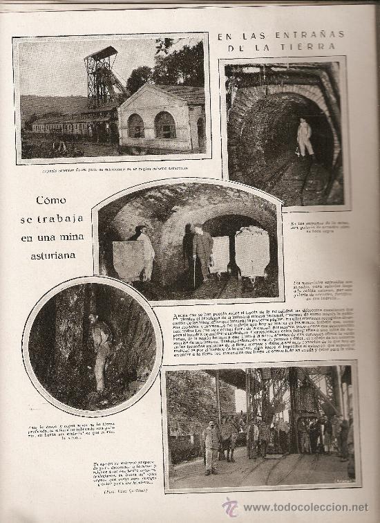 Collection Magazines and Newspapers: NUEVO MUNDO.A&Ntilde;O1923.MINERIA.ASTURIAS.NATACION.SALTO DEL ANGEL.BARCELONA.