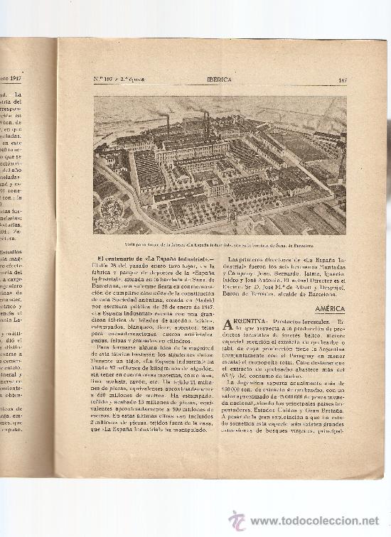 Collectionnisme de Revues et Journaux: REVISTA IBERICA. 107.A&Ntilde;O 1947.LA ESPA&Ntilde;A INDUSTRIAL.TIENEN OJOS LAS PLANTAS.ASTRONOMIA Y GEOFISICA.