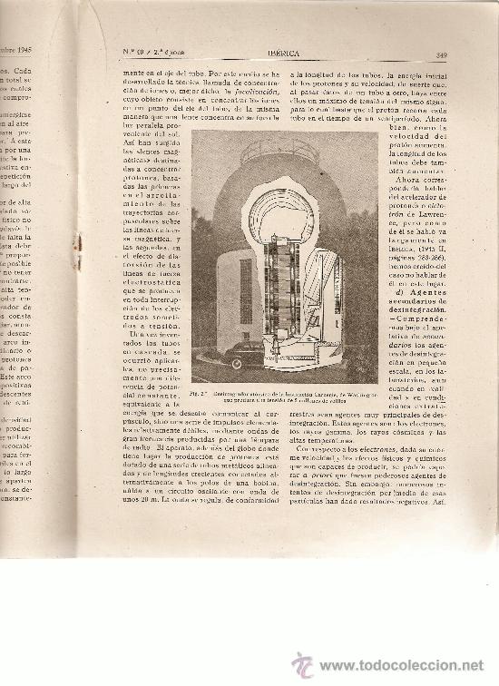 Coleccionismo de revistas y peri&oacute;dicos: REVISTA IBERICA 40.A&Ntilde;O1945.SAHARA ESPA&Ntilde;OL.DESINTEGRACION ATOMICA.AMBROSIO FLEMING.