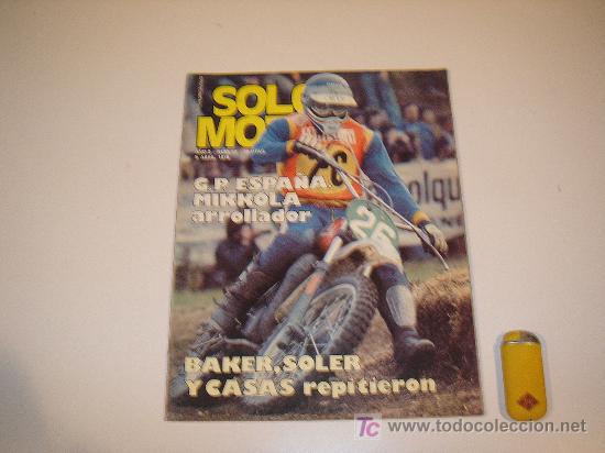 Coleccionismo de Revistas y Peri&oacute;dicos: Revista Solo Moto n&ordm; 40