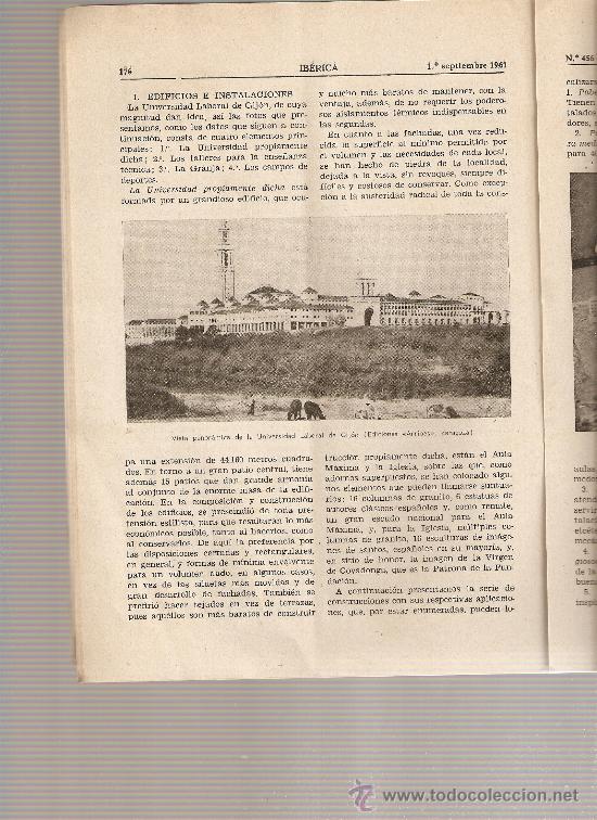 Coleccionismo de revistas y peri&oacute;dicos: REVISTA IBERICA 456 . A&Ntilde;O 1961.ORFEO GALLO.ESCALADORES.ANDES.GIJON.MINAS RODALQUILAR.