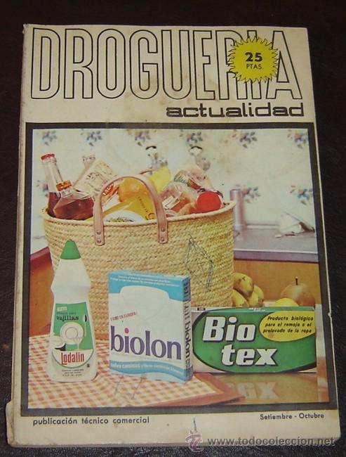 Coleccionismo de Revistas y Peri&oacute;dicos: REVISTA DROGUERIA ACTUALIDAD SEPTIEMBRE OCTUBRE 1970