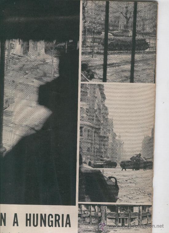 Coleccionismo de Revistas y Peri&oacute;dicos: REVISTA LIFE EN ESPA&Ntilde;OL.A&Ntilde;O 1956. LOS TANQUES RUSOS EN HUNGRIA.POLONIA EN PELIGRO. JAMES DEAN.