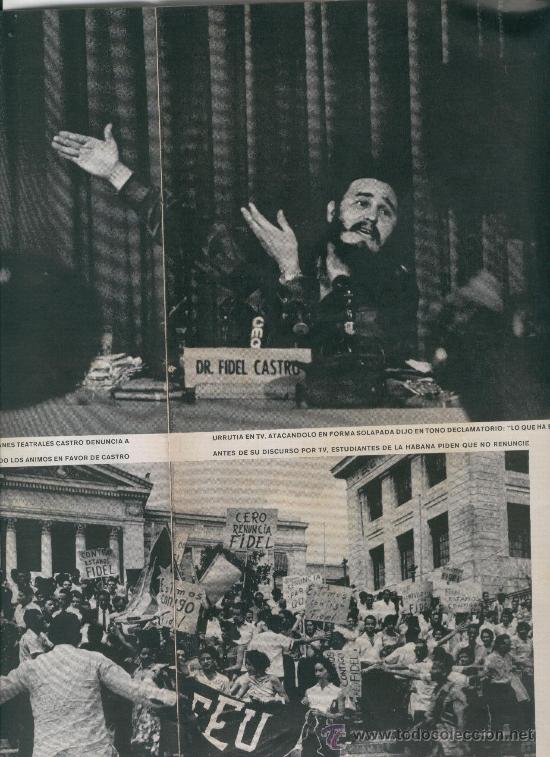 Colecionismo de Revistas e Jornais: REVISTA LIFE EN ESPA&Ntilde;OL.A&Ntilde;O 1959. FIDEL. ES CAOS DE CUBA. NIXON Y KHRUSCHCHEV. NASSER.