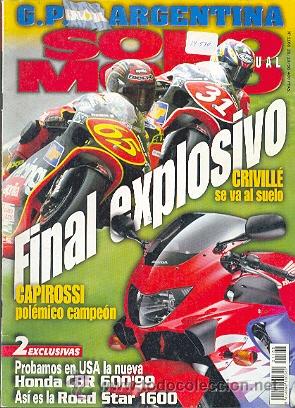 Coleccionismo de Revistas y Peri&oacute;dicos: 17-530. Revista Solo Moto. n&ordm; 1168. octubre-98