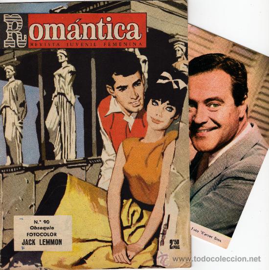 Collectionnisme de Revues et Journaux: romantica n&ordm; 90 con fotocolor de jack lemmon original