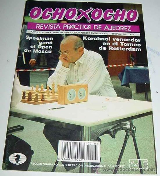 Coleccionismo de revistas y peri&oacute;dicos: REVISTA OCHOXOCHO - N. 101 -  AGOSTO 1990 - REVISTA PRACTICA DEL AJEDREZ  - tiene 34 paginas y mide