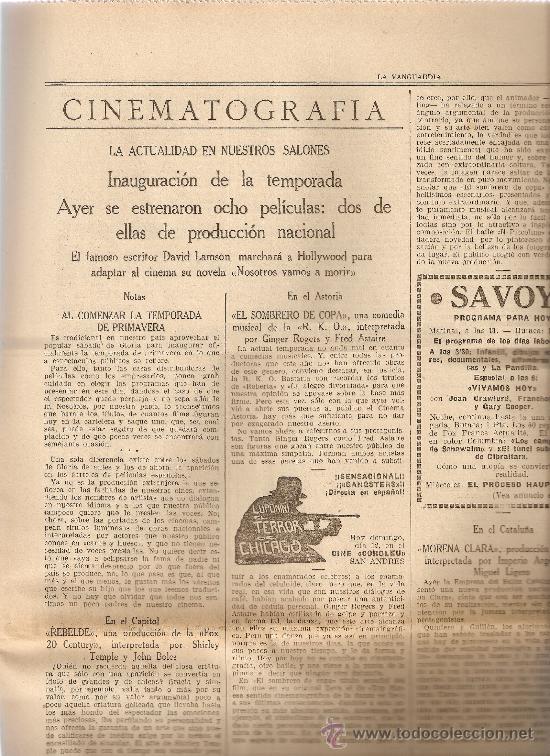 Collection Magazines and Newspapers: A&Ntilde;O 1936 DEPURATIVO RICHELET LA FIESTA 14 ABRIL CATALU&Ntilde;A CONGRESO ENSEYAMENT CINE PUBLICIDAD