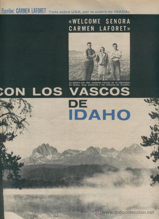 Coleccionismo de Revistas y Peri&oacute;dicos: REVISTA. A&Ntilde;O 1966. ADAMO.CANTANTE.VASCOS AMERICANOS.PALOMO LINARES VISITA .MADRE.JOHN LENNON.BEATLES