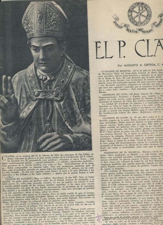 Coleccionismo de Revistas y Peri&oacute;dicos: REVISTA A&Ntilde;O 1950 SALLENT CLARET JOSEP MARIA SERT VIC TENERIFE LANZAROTE CANDELARIA