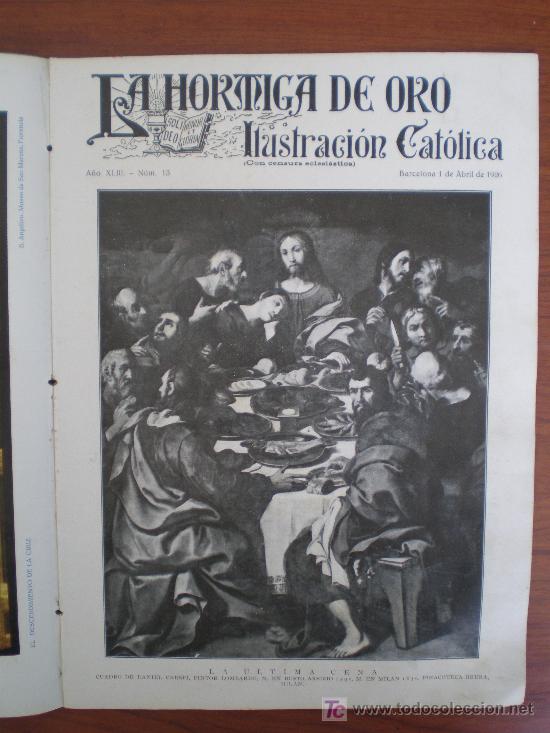 Coleccionismo de revistas y peri&oacute;dicos: LA HORMIGA DE ORO N&ordm; 13 (01/04/26) SALAMANCA MADRID SABADELL CORDOBA SEVILLA FLAGELACION CALVARIO