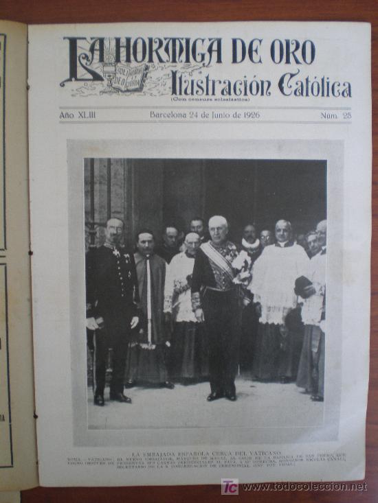 Coleccionismo de revistas y peri&oacute;dicos: LA HORMIGA DE ORO n&ordm; 25 (24/06/26)  ZAMORA RIF TORTOSA MADRID MAGAZ GRANADA MONSERRAT FUNICULAR RUBI