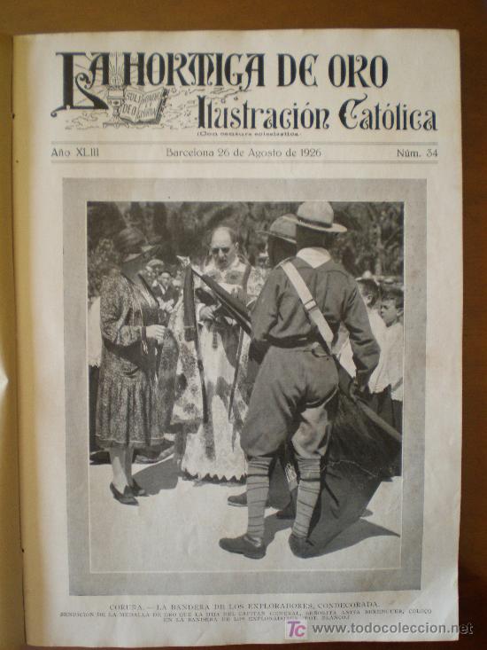 Coleccionismo de revistas y peri&oacute;dicos: LA HORMIGA DE ORO N&ordm; 34 (26/08/26) CORU&Ntilde;A OSTIA JATIVA VITIGUDINO BARCELONA MALGRAT AVIACION FILIPPO