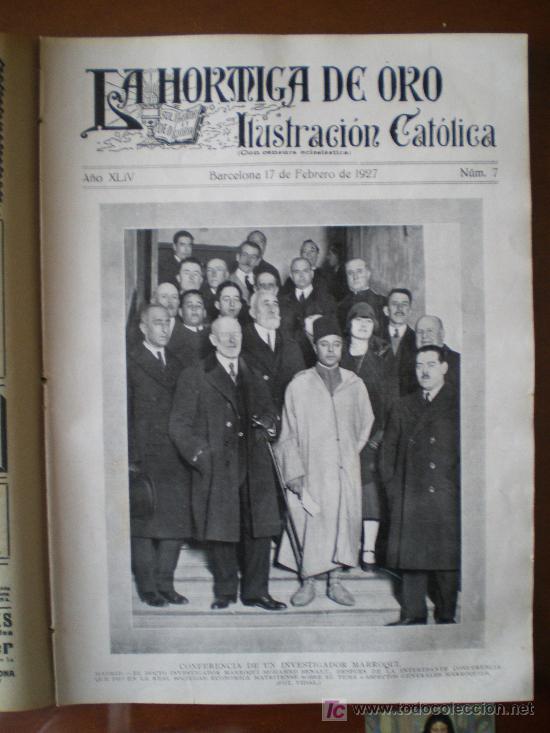Coleccionismo de revistas y peri&oacute;dicos: LA HORMIGA DE ORO N&ordm; 7 (17/02/27) VICH MADRID GRANADA SEVILLA BURGOS CORDOBA SARDA SALVANY EDISON
