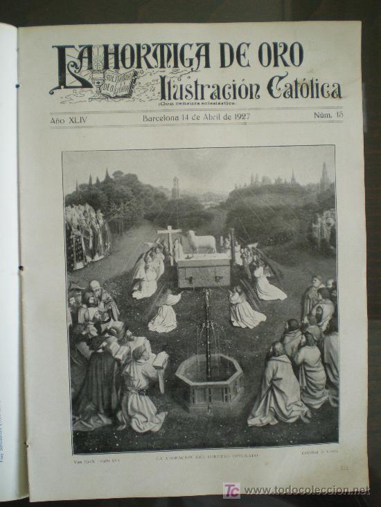 Coleccionismo de revistas y peri&oacute;dicos: LA HORMIGA DE ORO N&ordm; 15 (14/04/27) SEVILLA PALMAS MATARO VIGO MADRID ZAMORA SEMANA SANTA PROCESION