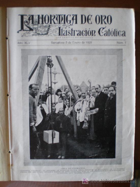 Coleccionismo de revistas y peri&oacute;dicos: LA HORMIGA DE ORO N&ordm; 1 (05/01/28) TORRENTE GRANADA ZARAGOZA CORDOBA SEVILLA MEDICIS BADALONA NAVIDAD