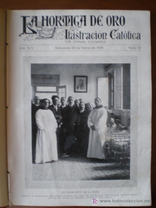 Coleccionismo de revistas y peri&oacute;dicos: LA HORMIGA DE ORO N&ordm; 12 (22/03/28) CHAMARTIN BARRACA VALENCIA FALLAS MUSQUES VIZCAYA CORDOBA
