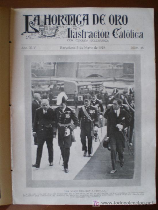 Coleccionismo de revistas y peri&oacute;dicos: LA HORMIGA DE ORO N&ordm; 18 (03/05/28) TARRASA MATARO AYORA BAGES ROMANICO GIRONELLA GETAFE JACA JEREZ