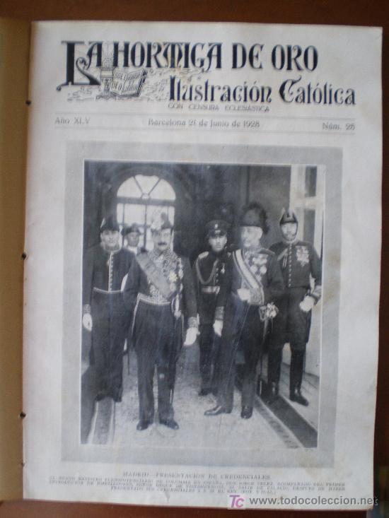 Coleccionismo de revistas y peri&oacute;dicos: LA HORMIGA DE ORO N&ordm; 25 (21/06/28) SANLUCAR BILBAO CARTAGENA ADOAIN MORATIN GERONA TERRI ZUMAYA