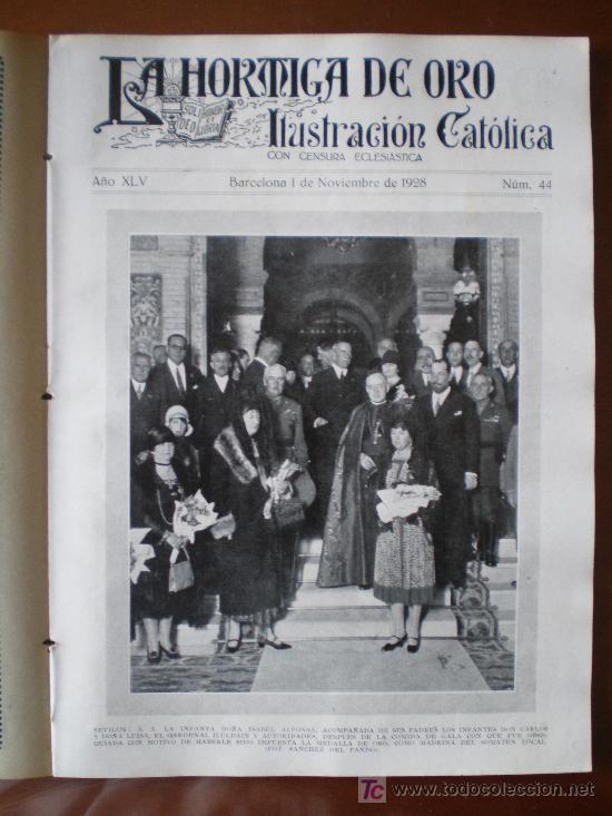 Coleccionismo de revistas y peri&oacute;dicos: LA HORMIGA DE ORO N&ordm; 44 (01/11/28) SEVILLA ARTE MUERTE FUNICULAR MONTJUICH MEDINA CAMPO ZEPPELIN
