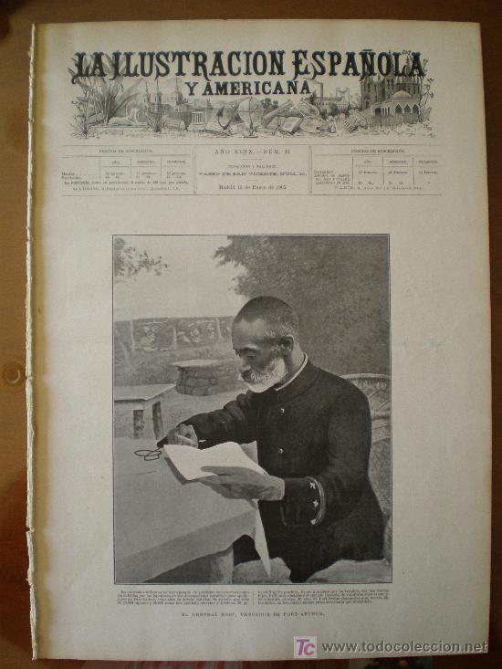 Coleccionismo de Revistas y Peri&oacute;dicos: ILUSTRACION ESPA&Ntilde;OLA/AMERICANA (15/01/1905) VELAZQUEZ ASTURIAS XANA JAPON ARTE PORT ARTHUR NOGI