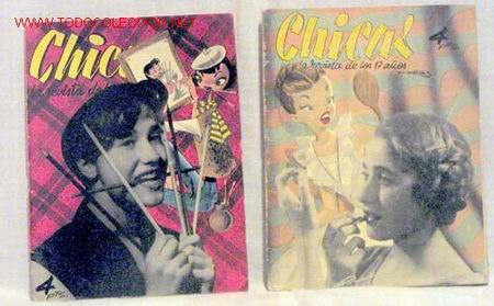 Coleccionismo de revistas y peri&oacute;dicos: Chicas La revista de los 17 a&ntilde;os n&ordm; 75 2 dic 1951 y n&ordm; 151 31 mayo 1953 publicidad CCC cursos