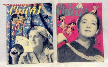 Coleccionismo de revistas y peri&oacute;dicos: Chicas La revista de los 17 a&ntilde;os n&ordm; 189 7 marzo 1954 y n&ordm; 117 21 sept 1952 publicidad Ulloa &oacute;ptico