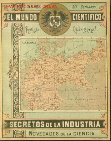 Coleccionismo de revistas y peri&oacute;dicos: EL MUNDO CIENTIFICO N&ordm; 18 (Barcelona, 1900) Revista Quincenal de Secretos de la Industria y Novedade