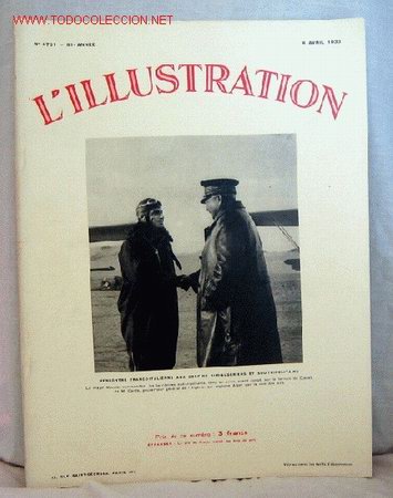 Coleccionismo de revistas y peri&oacute;dicos: L illustration abril 1933 Rencontre franco italienne aux confins sub algeriens et sud tripolitains