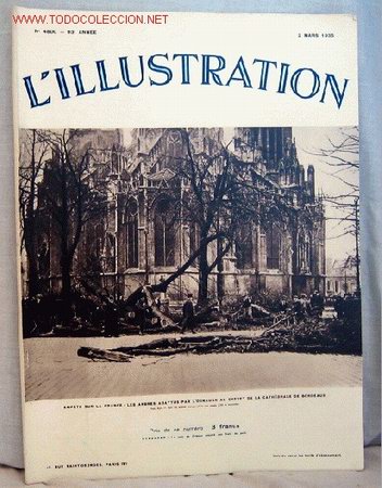 Coleccionismo de revistas y peri&oacute;dicos: L illustration marzo 1935 Tempete sur la France revista francesa