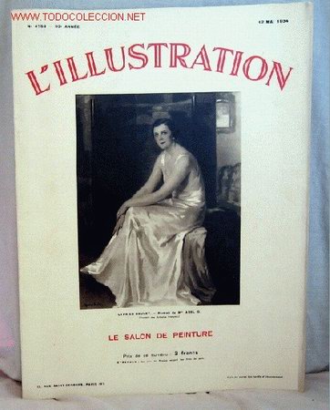 Coleccionismo de revistas y peri&oacute;dicos: L illustration mayo 1934 Cyprien Boulet revista francesa