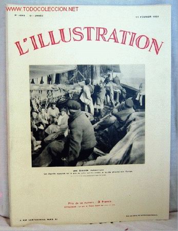 Coleccionismo de revistas y peri&oacute;dicos: L illustration febrero 1933 Une evasion romantique revista francesa