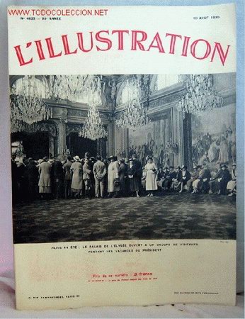 Coleccionismo de revistas y peri&oacute;dicos: L illustration agosto 1935 Par&iacute;s en &eacute;t&eacute; Par&iacute;s en verano revista francesa