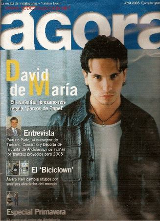Colecionismo de Revistas e Jornais: Revista de turismo y juventud '&Aacute;gora', n&ordm; 7. Abril 2005. David de Mar&iacute;a en portada.