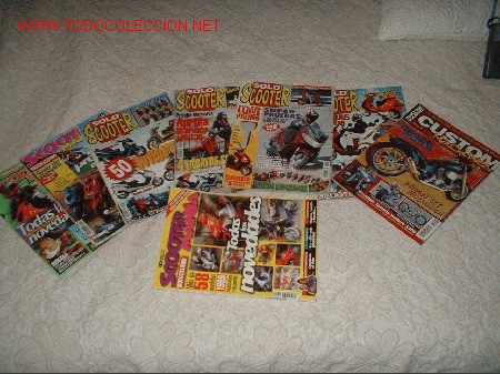 Coleccionismo de revistas y peri&oacute;dicos: 8,r evistas de moto