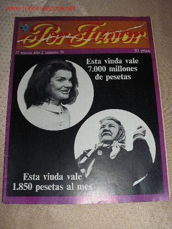 Coleccionismo de Revistas y Peri&oacute;dicos: POR FAVOR - N&ordm; 39.
