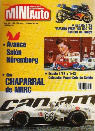 Coleccionismo de revistas y peri&oacute;dicos: Miniauto n&ordm; 42. Colecci&oacute;n pepsi cola. Slot Chaparral de MRRC. Yamaha WCM