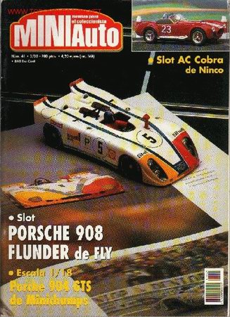 Coleccionismo de Revistas y Peri&oacute;dicos: Miniauto n&ordm; 41. Slot Ac Cobra de Ninco. Slot Porsche 908, Flunder de Flu