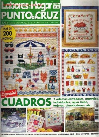 Collezionismo di Riviste e Giornali: Extra labores de hogar n&ordm; 56. PUNTO DE CRUZ. Motivos veraniegos,