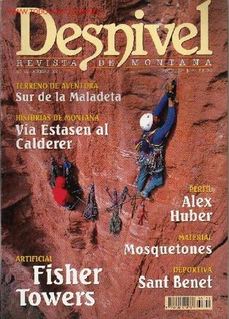 Coleccionismo de Revistas y Peri&oacute;dicos: Desnivel n&ordm; 131. Revista de monta&ntilde;a. Sur de la Maleta. Sant Benet. V&iacute;a Est&aacute;s en al Calderer. Alex Hu