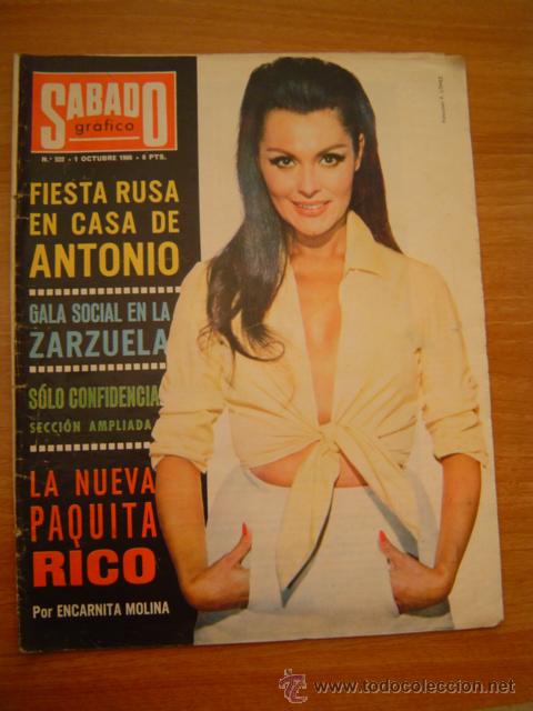 Coleccionismo de Revistas y Peri&oacute;dicos: REVISTA  SABADO N&ordm; 522- 1  DE OCTUBRE DE 1968 FIESTA RUSA EN CASA DE ANTONIO - GALA SOCIAL