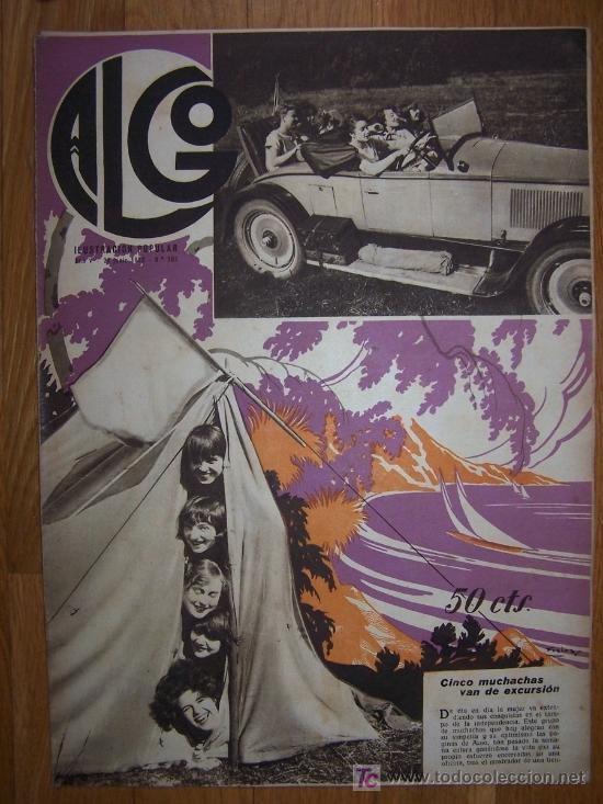 Coleccionismo de revistas y peri&oacute;dicos: Antigua revista ALGO- 1933 * ARQUITECTURA TRADICIONAL GALICIA:  Pasaje, La Hermida, Betanzos...*