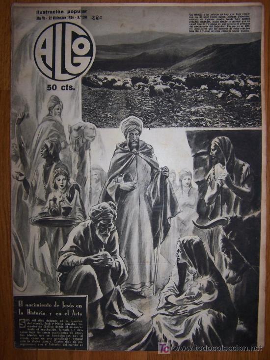 Coleccionismo de revistas y peri&oacute;dicos: Antigua revista ALGO- 1934 * LOTER&Iacute;A NACIONAL *