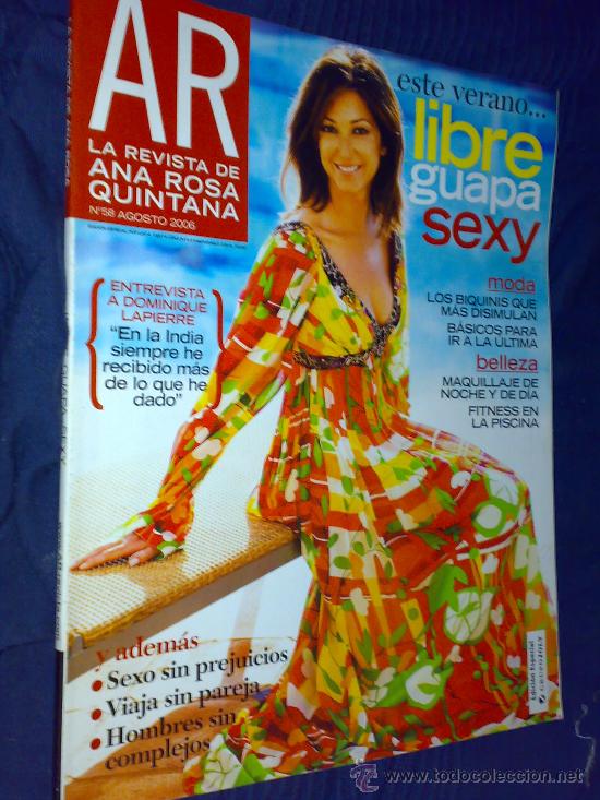 Collection Magazines and Newspapers: 'AR', la revista de Ana Rosa Quintana, n&ordm; 58. Agosto 2006.