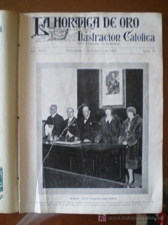 Coleccionismo de revistas y peri&oacute;dicos: LA HORMIGA DE ORO N&ordm; 6 (07/02/29) CARTAGENA ESCOMBRERAS CORDOBA ALMERIA MA&Ntilde;ARIA BARCELONA SEVILLA