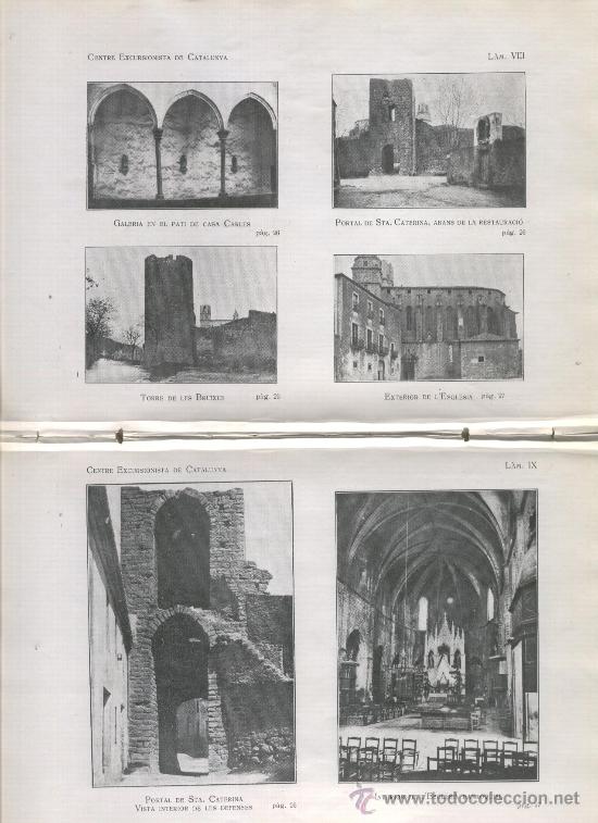 Coleccionismo de revistas y peri&oacute;dicos: BUTLLETI ANY 1919 TORRUELLA DE MONTGRI CASTELL ESQUI RIBES PERE ISERN ESQUI DE FONS MAS CONILL FOTOS