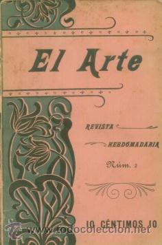 Coleccionismo de Revistas y Peri&oacute;dicos: El Arte Revista Hebdomadaria Num 2 ENERO 1899 - PORTADA ART DECO GUERRA DE ARGELIA