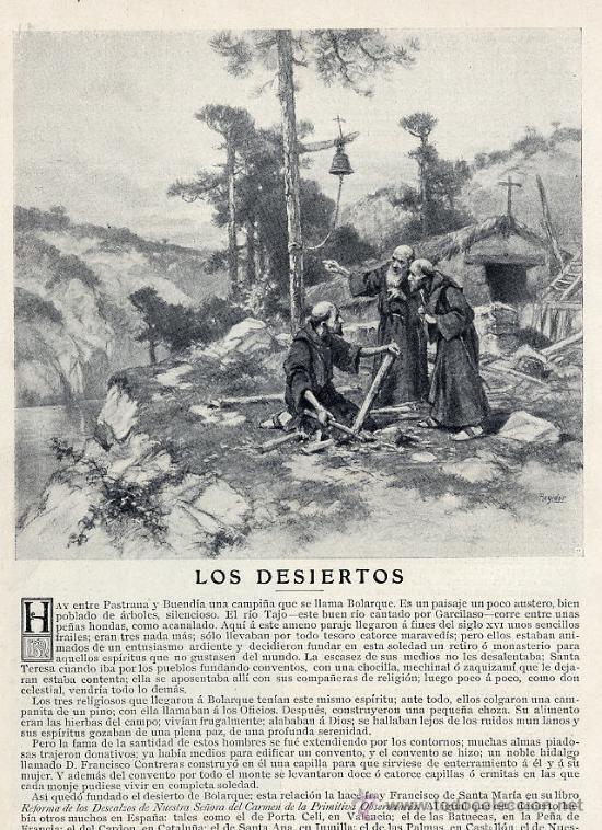 Coleccionismo de Revistas y Peri&oacute;dicos: AZORIN 1907 RELATO, LOS DESIERTOS HOJA REVISTA