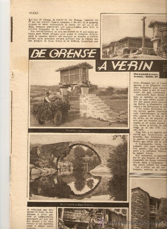 Collezionismo di Riviste e Giornali: A&Ntilde;O 1934 ORENSE A VERIN MUSICA INDIA PARTITURA DANZAS EL BAILE DE SALON PASOS SALTOS EN PARACAIDAS