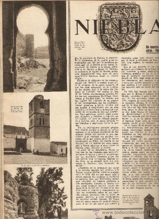 Coleccionismo de revistas y peri&oacute;dicos: A&Ntilde;O 1934 ALELLA EL OBSERVATORIO FABRA HUELVA NIEBLA GOLFO DE GUINEA ESPA&Ntilde;OLA BAILE EL ONE STEP